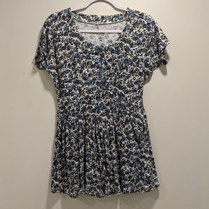 Vintage floral romper